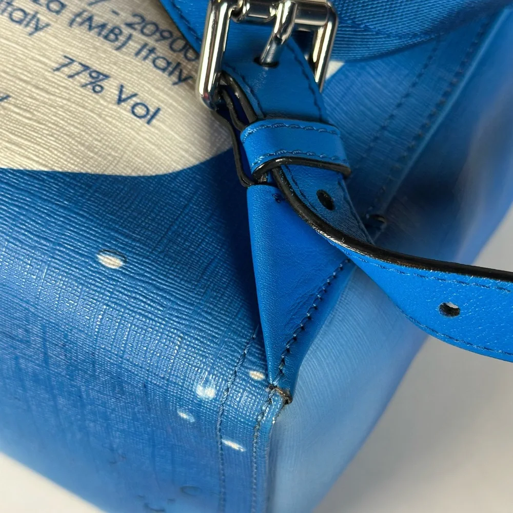 Authentic Moschino Blue Graphic 